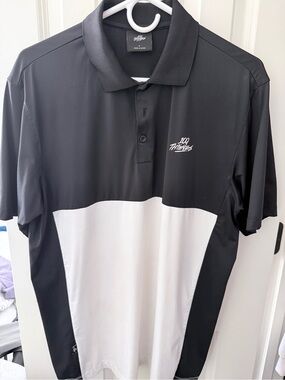 100 Thieves Colorblock Polo - Black & White